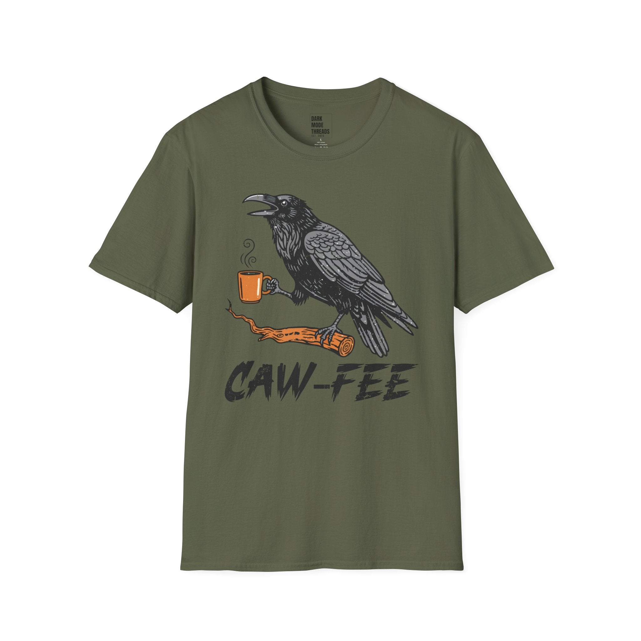 Caw-ffee Raven Coffee T-Shirt